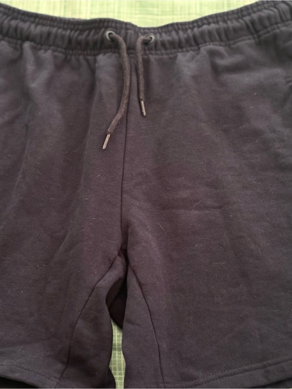 adidas Navy Blue Athletic Shorts with Branded Waist Tag